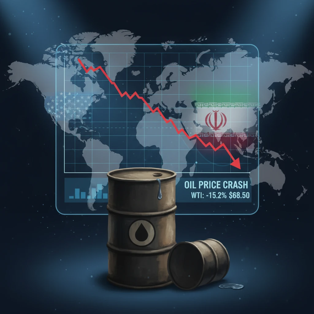 قیمت نفت با اعلام آتش‌بس ایران و آمریکا به زیر ۱۰۰ دلار سقوط کرد
